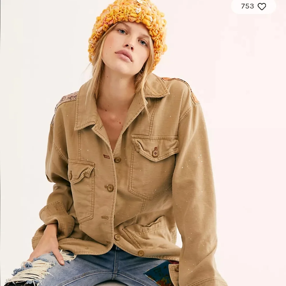 Free People - Swept Up Shirt Jacket, Size Medium, NWOT - Picture 2 of 8